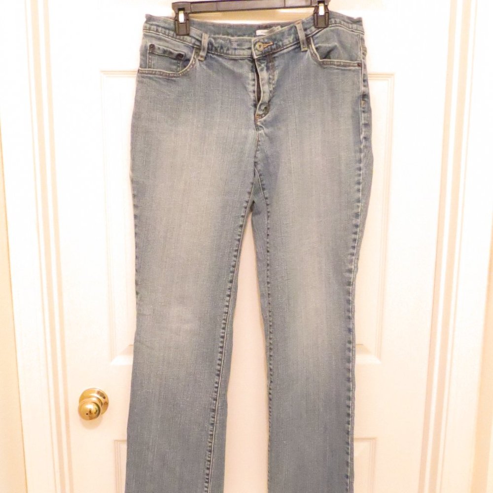 Liz Claiborne Stretch Stone Washed Women's Jeans Size 16 Regular